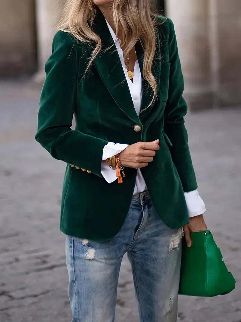 Camille Women's Blazer - styled view
