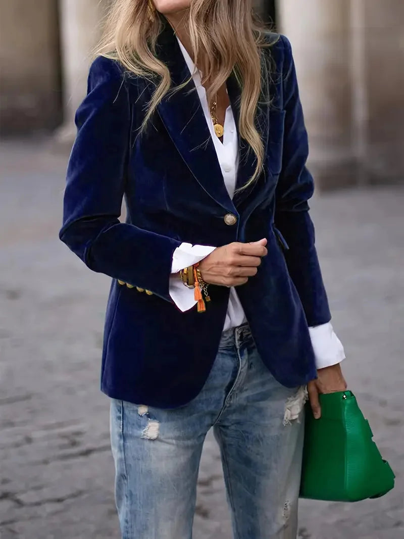 Camille Women's Blazer - close-up detail