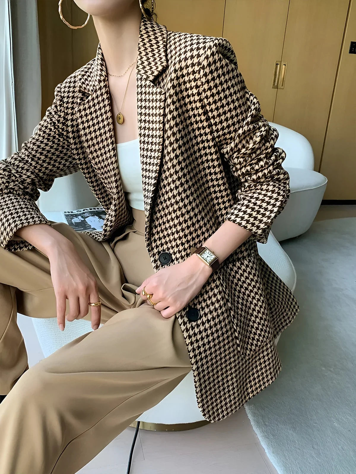 Giselle Women's Blazer - full-length view
