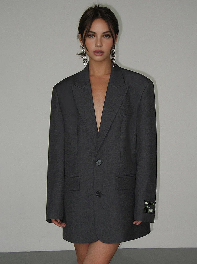 Esme Women's Oversized Blazer - flat lay