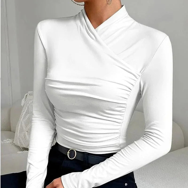 Tamsin Women's Asymmetric Top | Fitted