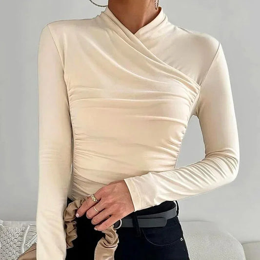 Tamsin Women's Asymmetric Top - styled view