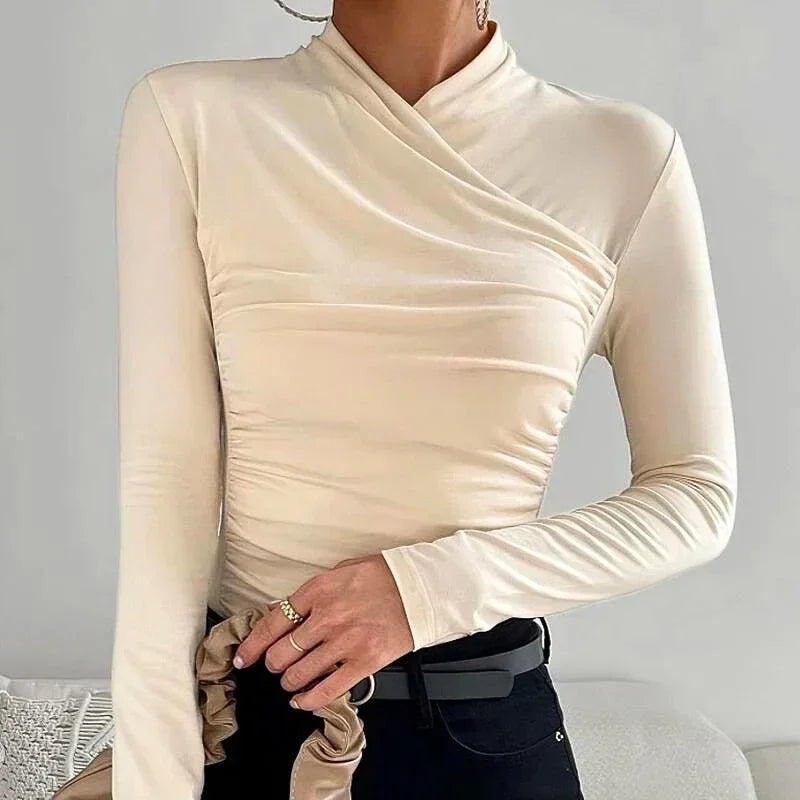 Tamsin Women's Asymmetric Top - styled view