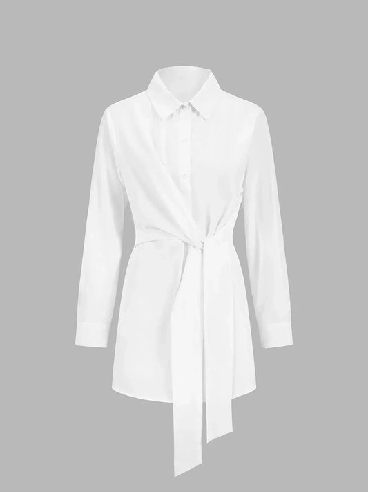 Jolie Women's Oversized Shirt - styled view