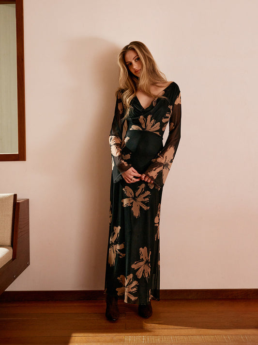 Genevieve Women's Printed Dress - front view