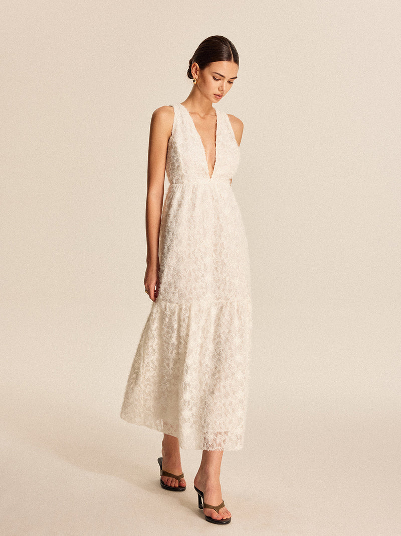 Romy Women's Dress - fabric and finish detail