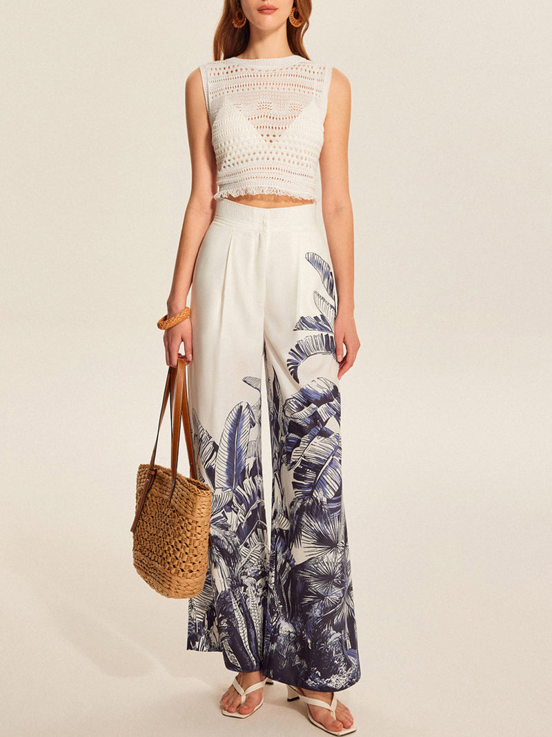 Freya Women's Linen Trousers | Boho, Cotton