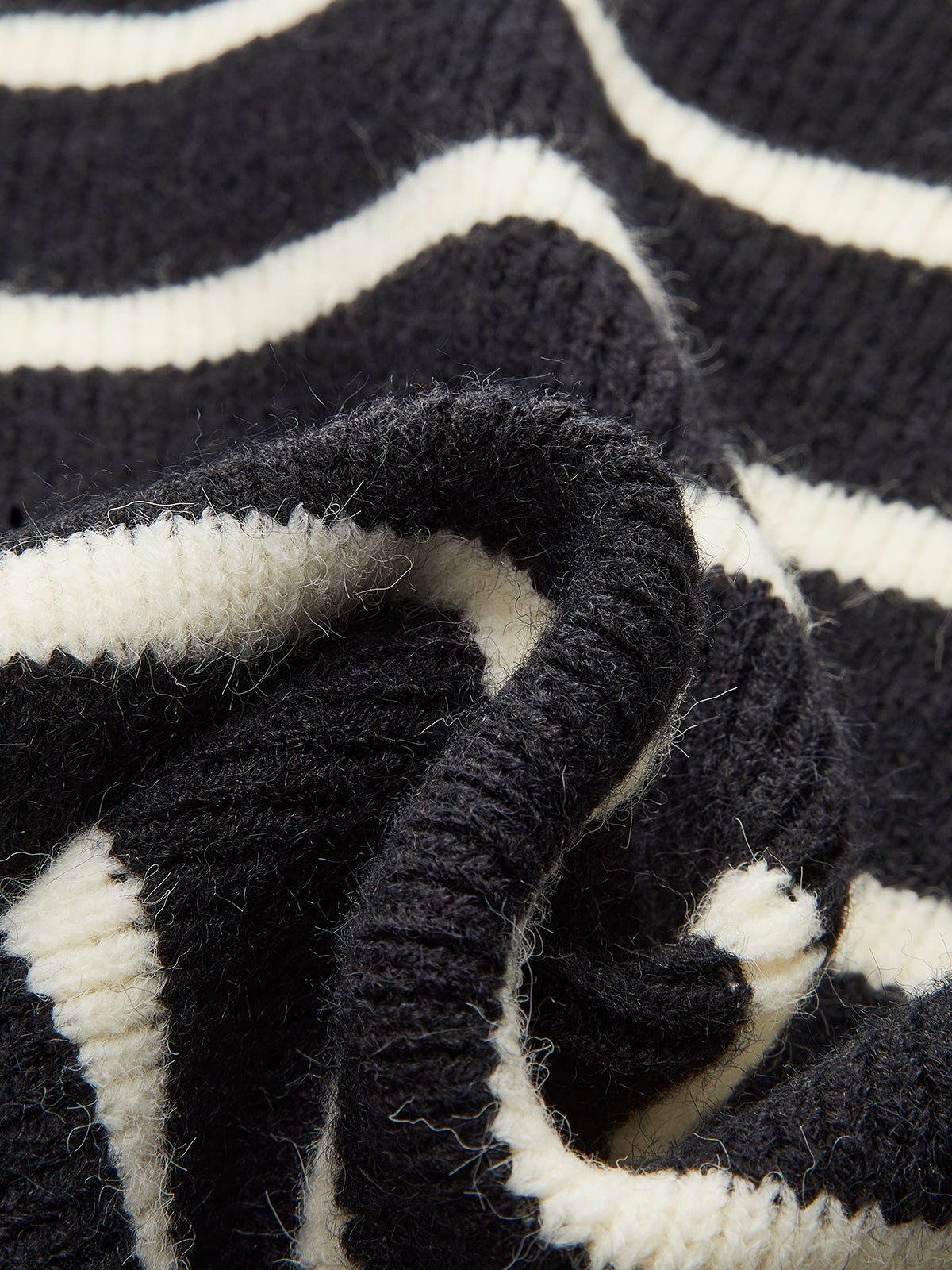 Faye Women's Striped Sweater - styled view