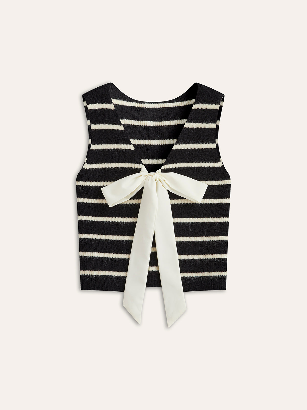 Faye Women's Striped Sweater - flat lay