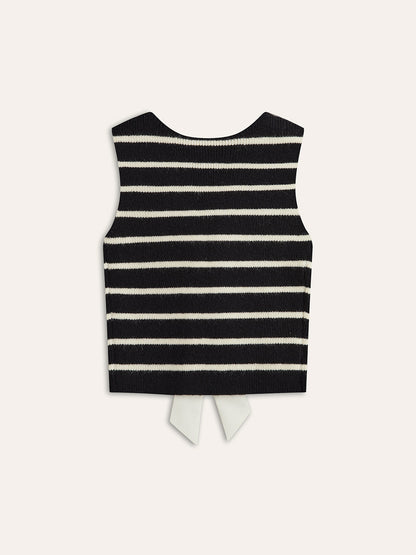 Faye Women's Striped Sweater - shown in use