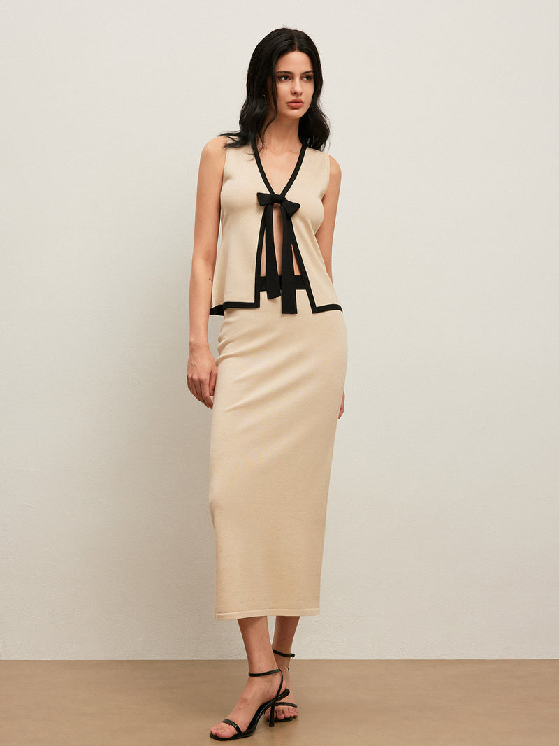 Tamsin Women's Skirt - fabric and finish detail