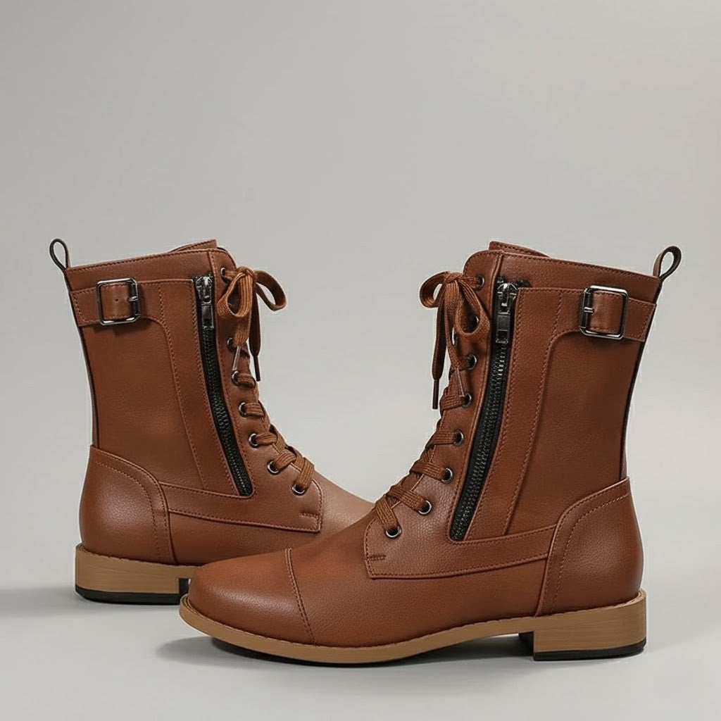 Anaïs Women's Ankle Boots - fabric and finish detail