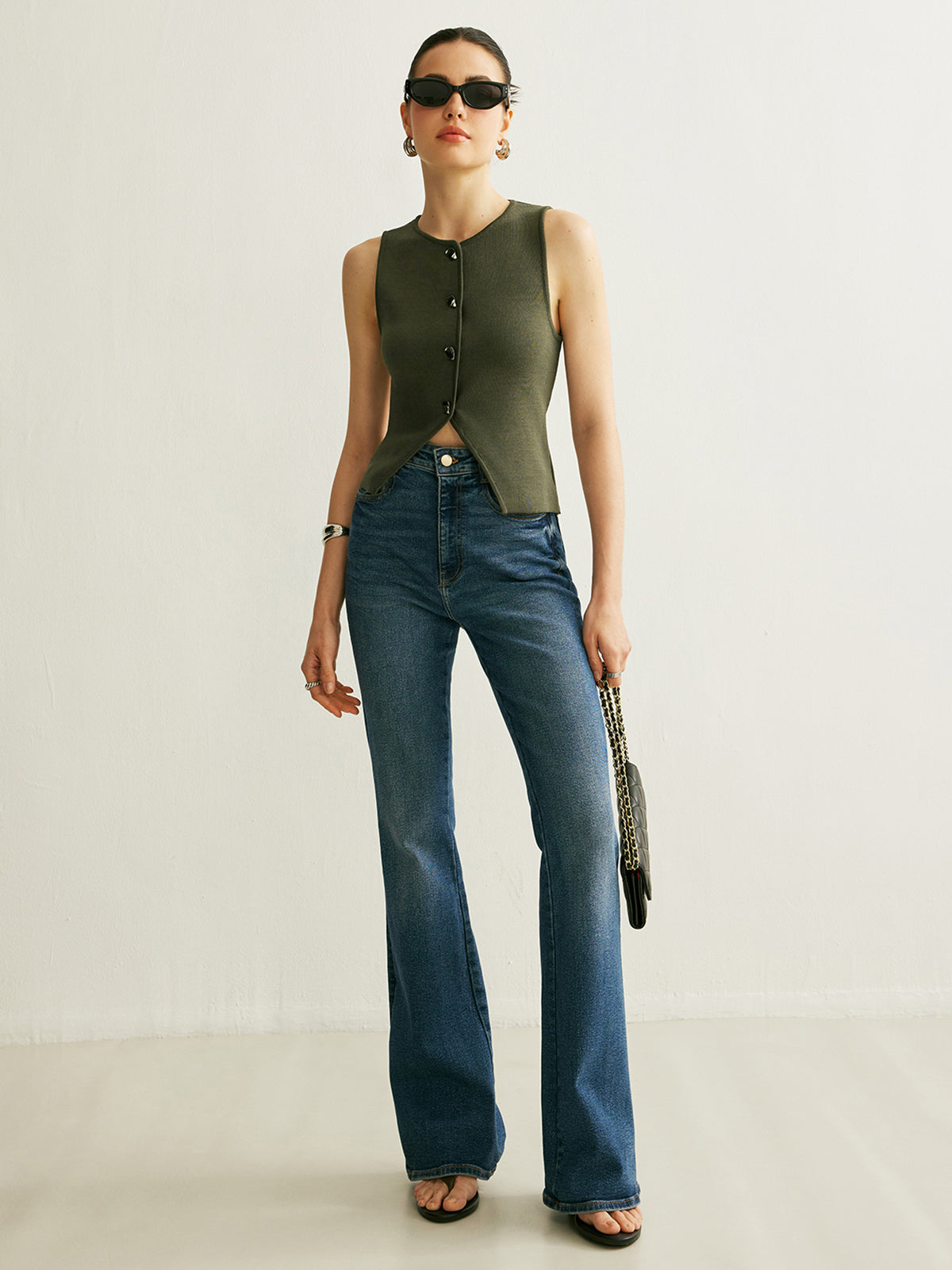 Mira Women's Vest - full-length view