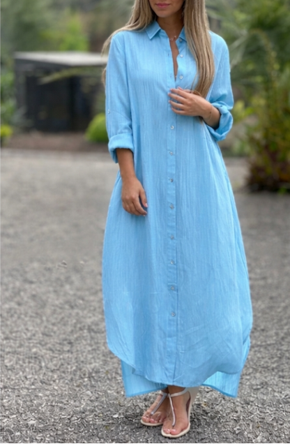 Willa Women's Shirt Dress - front view
