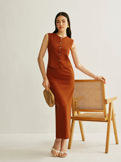 Dahlia Women's Vest - styled view