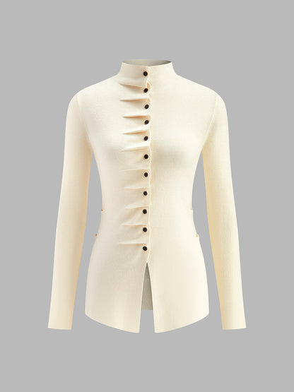 Genevieve Women's Pleated Top - shown in use