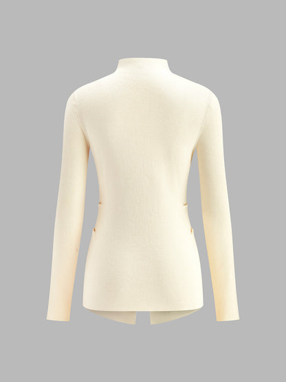 Genevieve Women's Pleated Top - front view