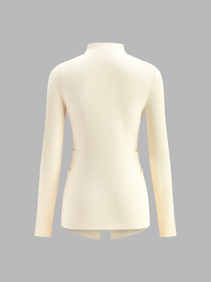Genevieve Women's Pleated Top - front view