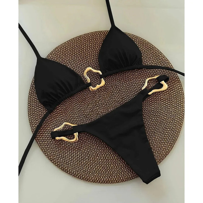 Giselle Women's Swimsuit | Black, White