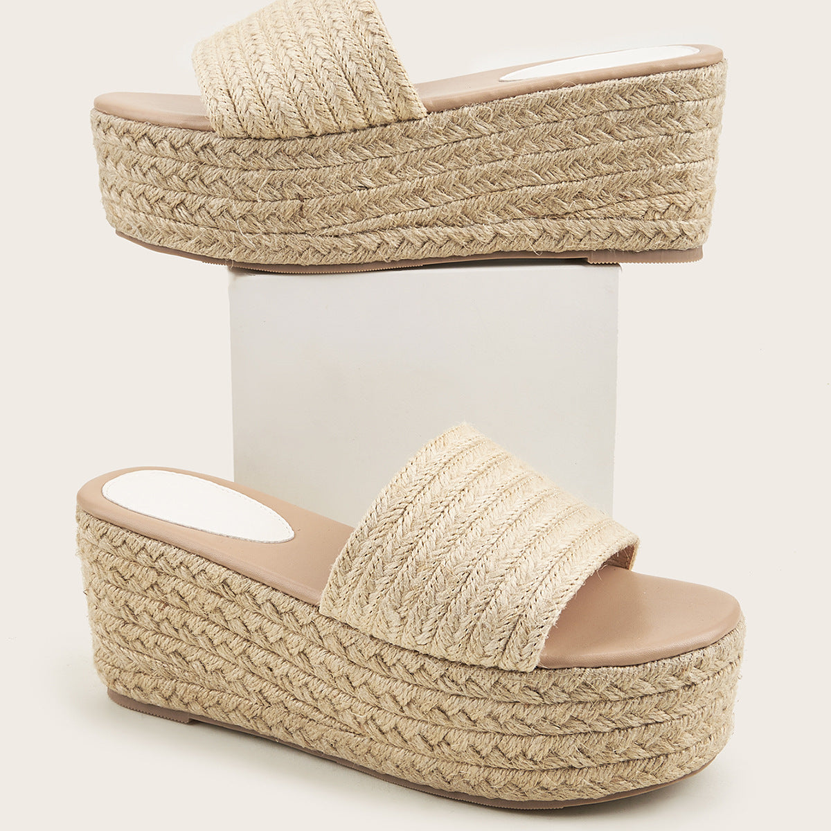 Nora Women's Platform Espadrilles - close-up detail