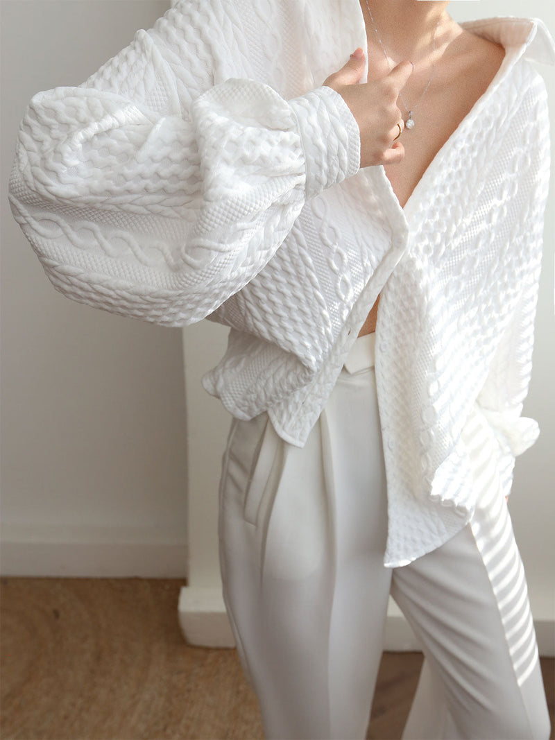 Ines Women's Oversized Shirt - back view