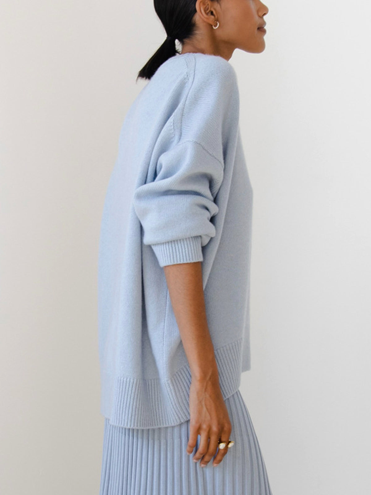 Maya Women's Oversized Sweater - back view