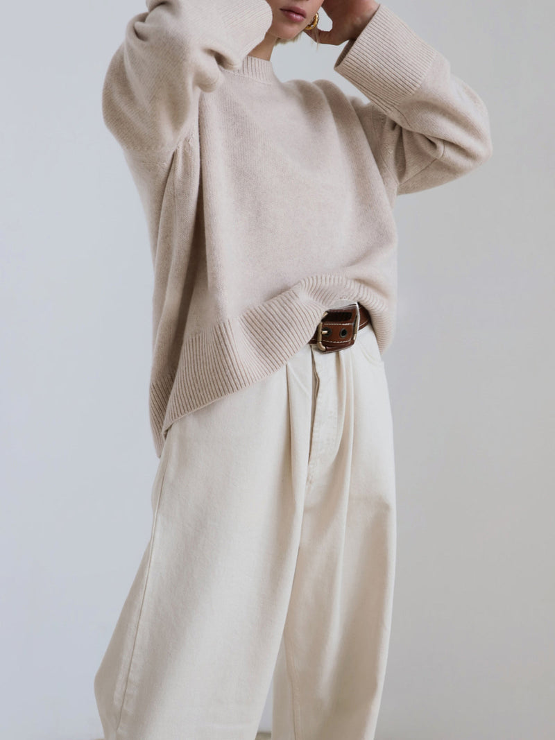 Maya Women's Oversized Sweater - front view