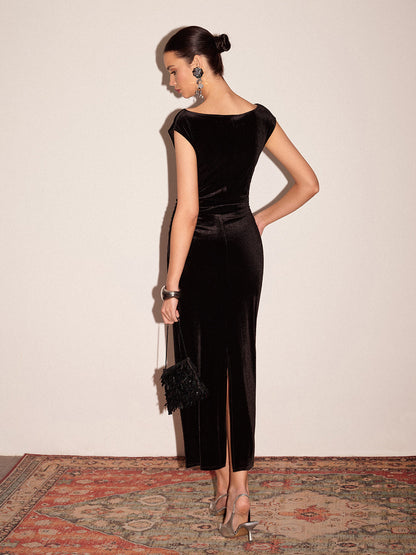 Astrid Women's Pleated Dress - full-length view