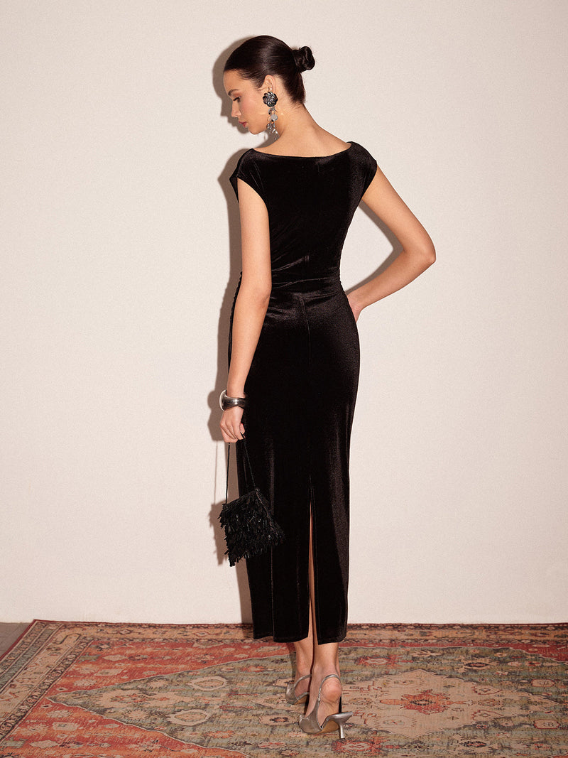 Astrid Women's Pleated Dress - full-length view