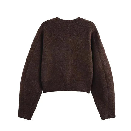 Giselle Women's Cardigan - fabric and finish detail