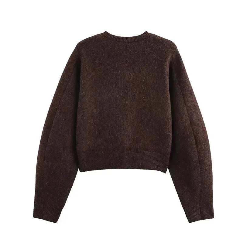 Giselle Women's Cardigan - fabric and finish detail