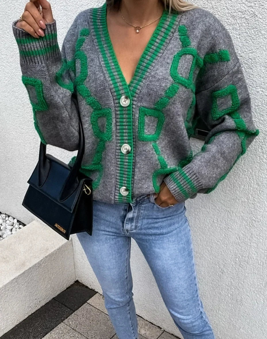 Romy Women's Cardigan - flat lay