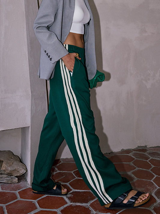 Lena Women's Striped Trousers - front view