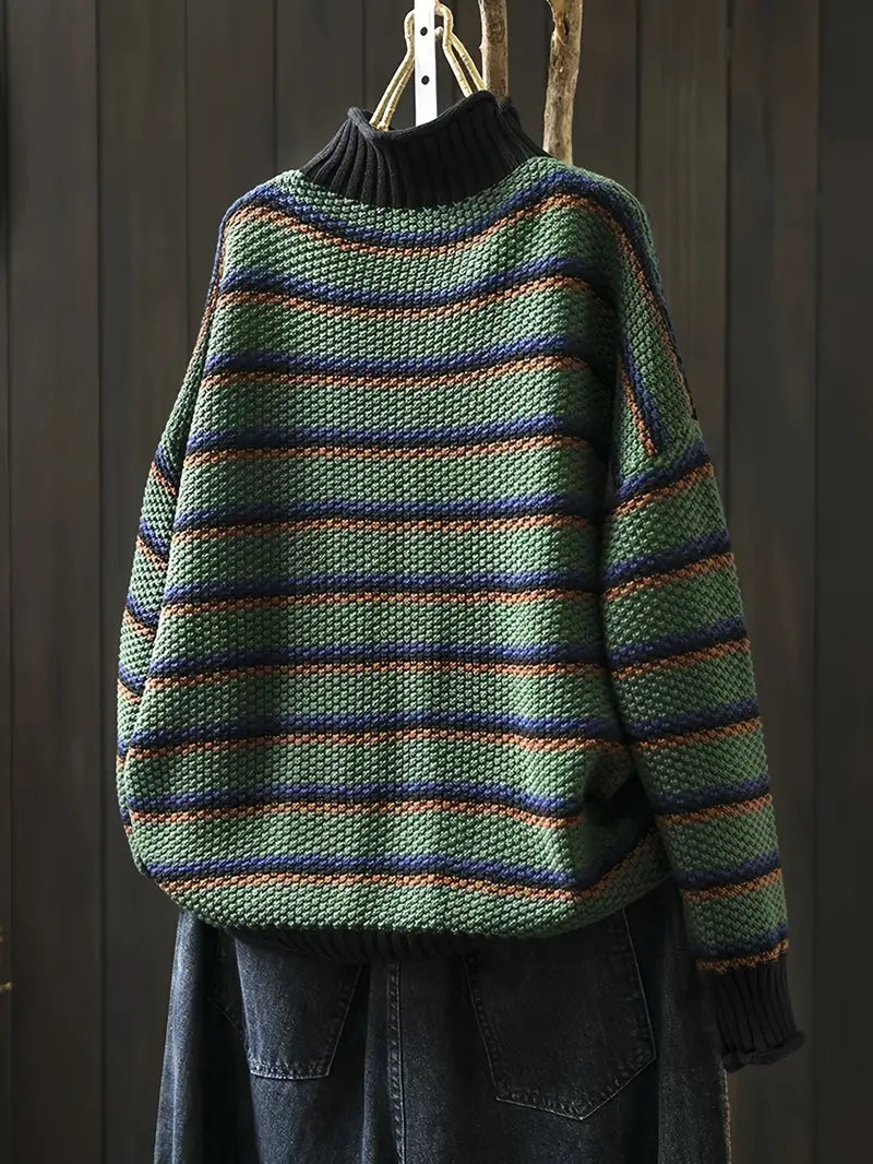 Talia Women's Sweater - fabric and finish detail
