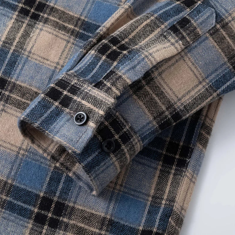 Lila Women's Plaid Maverick Flannel - fabric and finish detail