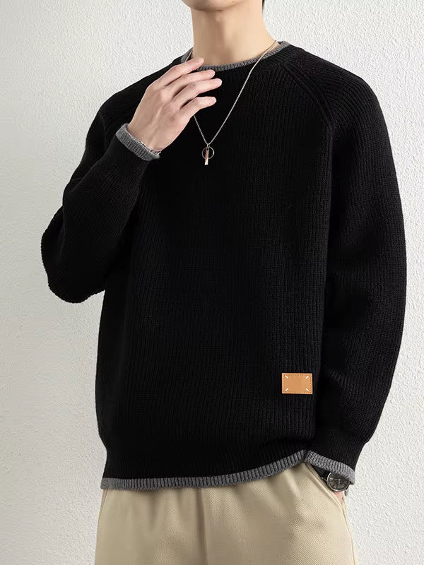 Romy Women's Ribbed Knit Sweater - back view