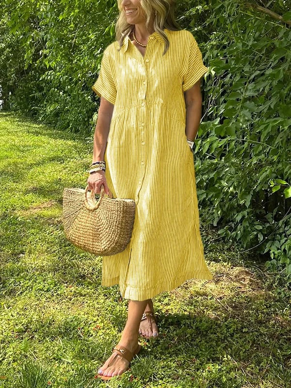 Selma Women's Striped Shirt - shown in use