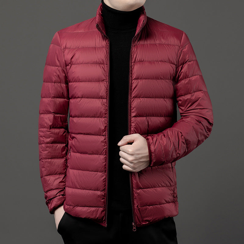 Yves Men's Puffer Jacket - close-up detail