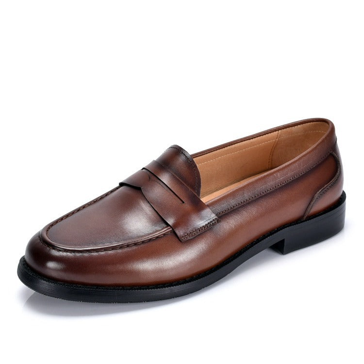 Hector Men's Loafers | Leather, Moc Toe
