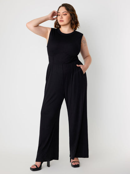 Nadia Women's Jumpsuit - back view