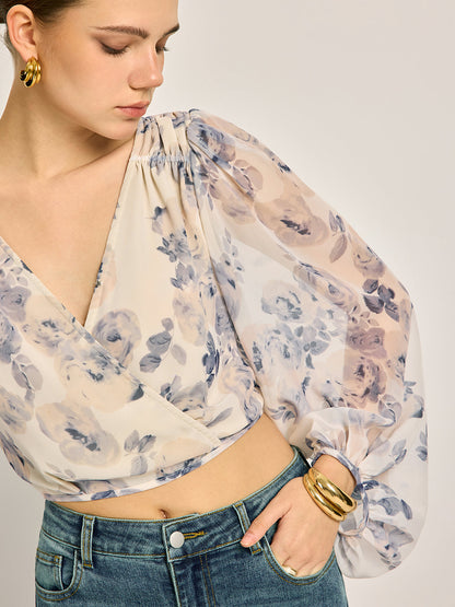 Violette Women's Oversized Blouse - close-up detail