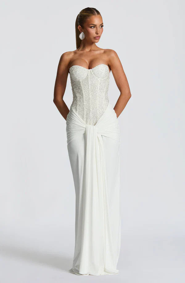 Saskia Women's Maxi Dress - front view