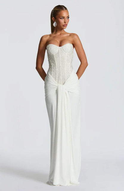 Saskia Women's Maxi Dress - front view