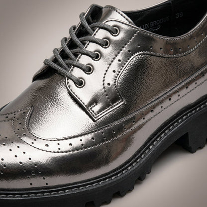 Gray Men's Oxfords - styled view