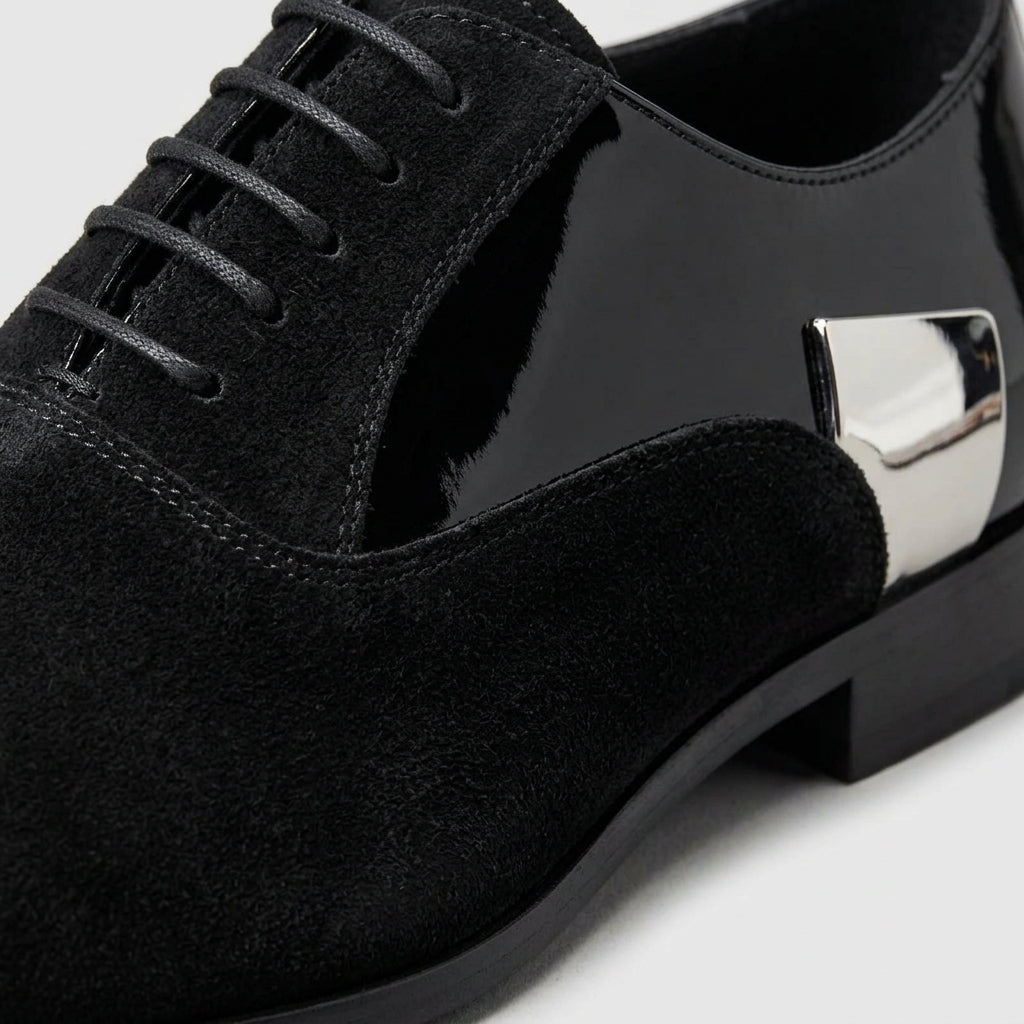 Isaac Men's Oxfords - fabric and finish detail