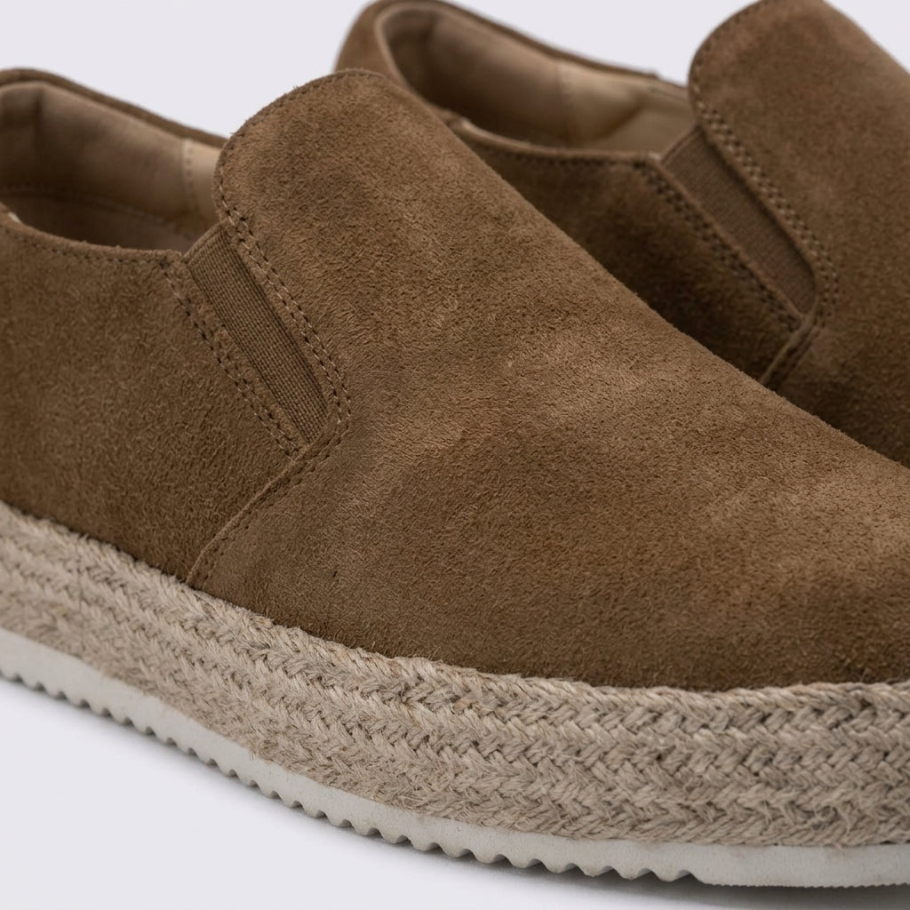 Sawyer Men's Suede Espadrilles - close-up detail