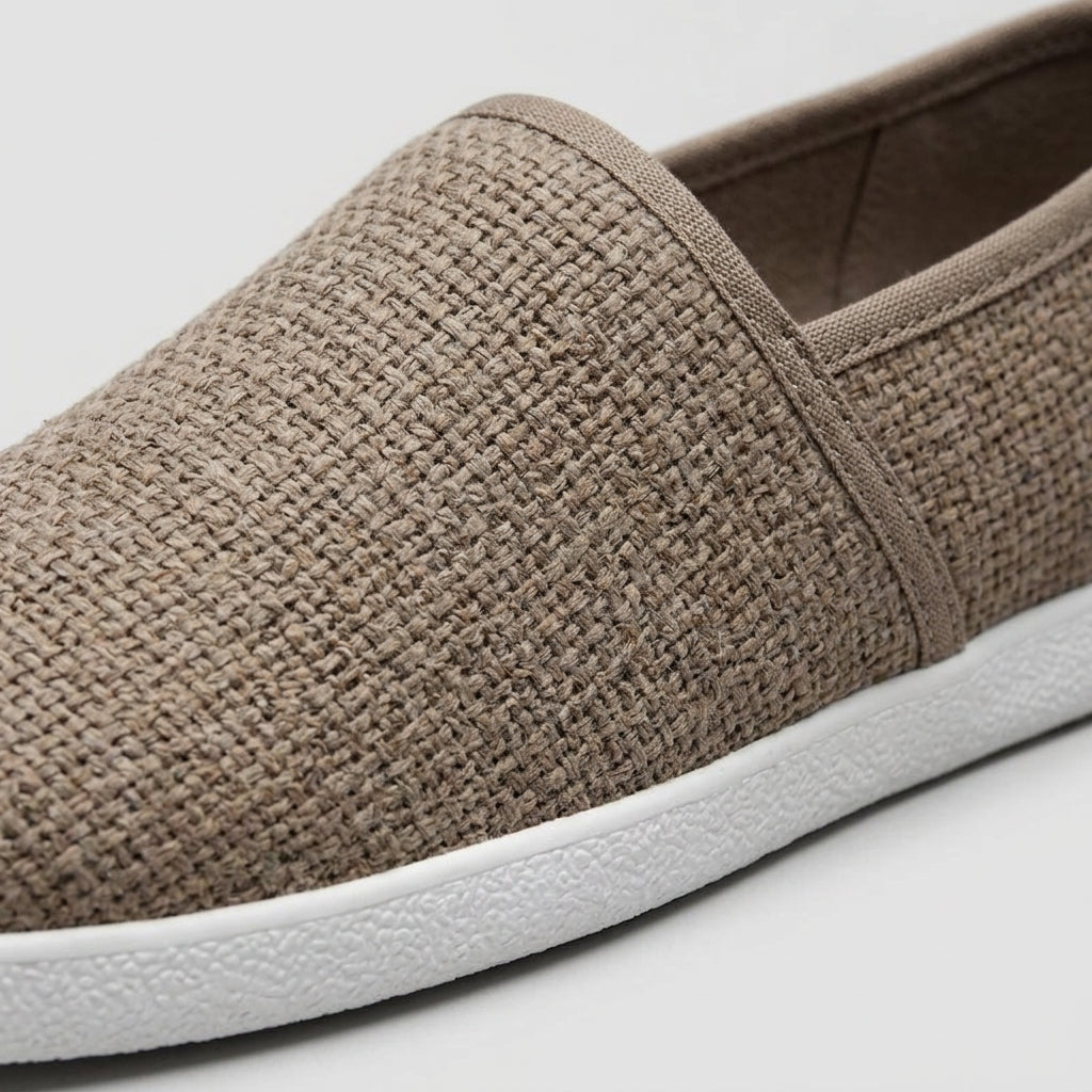 Arlo Men's Loafers - fabric and finish detail
