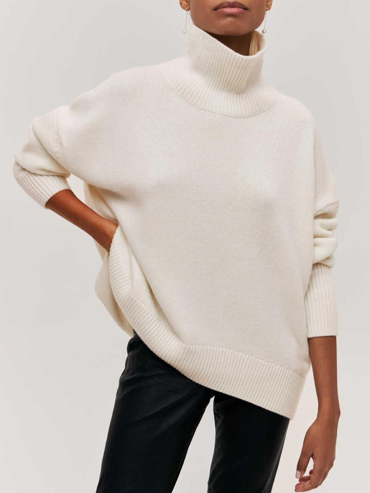 Freya Women's Oversized Sweater - shown in use