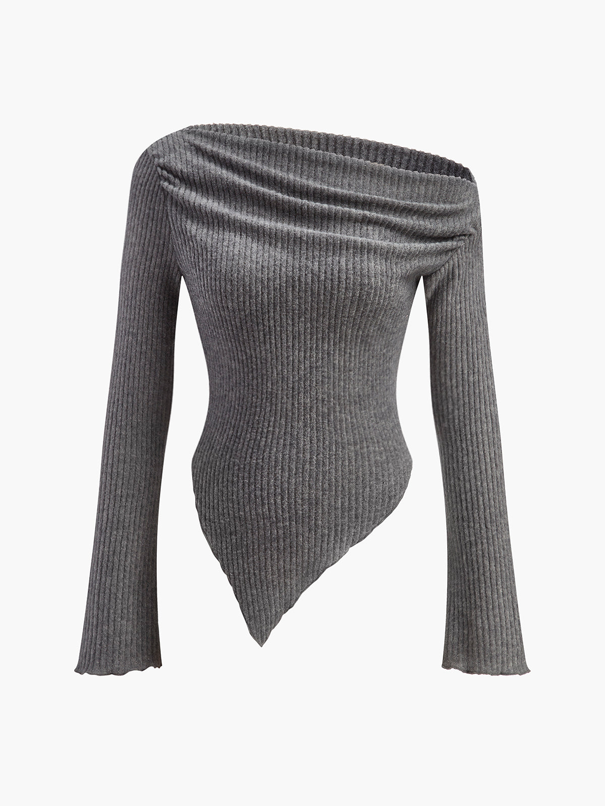 Edith Women's Asymmetric Top - front view