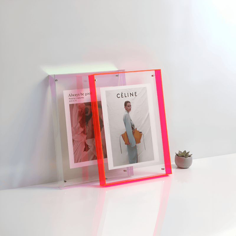 Coloured Acrylic Picture Frame